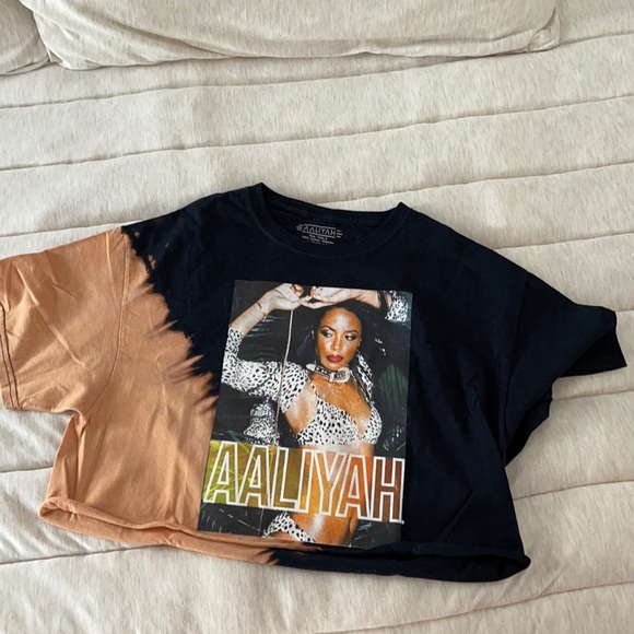 Tops - Aaliyah tie-dye crop top